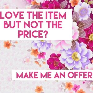 ❤️ Accepting Reasonable Offers ❤️